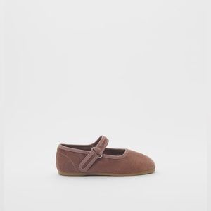 Zara Kids Velvet Ballet Flats